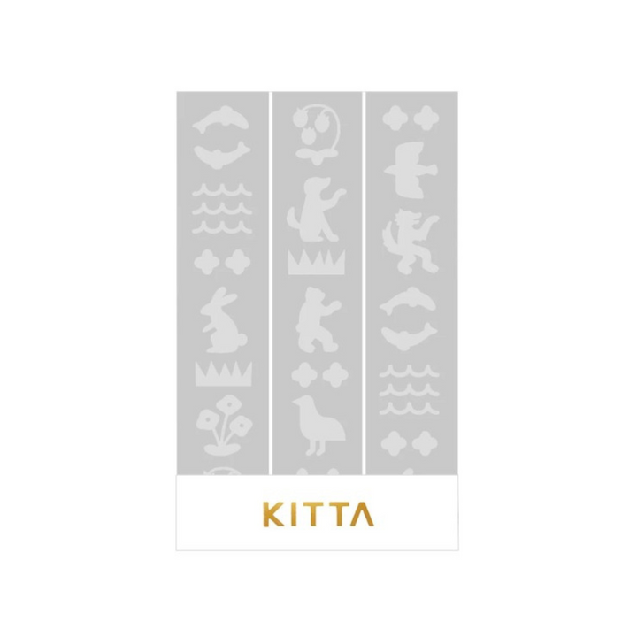 KITTA Special Foil-Type Changing Design Sticker in Hekiga — KITTA decorative sticker — for journaling, planners and scrapbooking, at Cityluxe Singapore