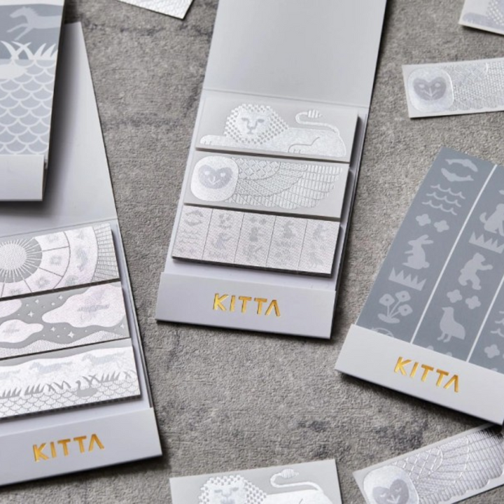 KITTA Special Foil-Type Changing Design Sticker in Hekiga — KITTA decorative sticker — for journaling, planners and scrapbooking, at Cityluxe Singapore