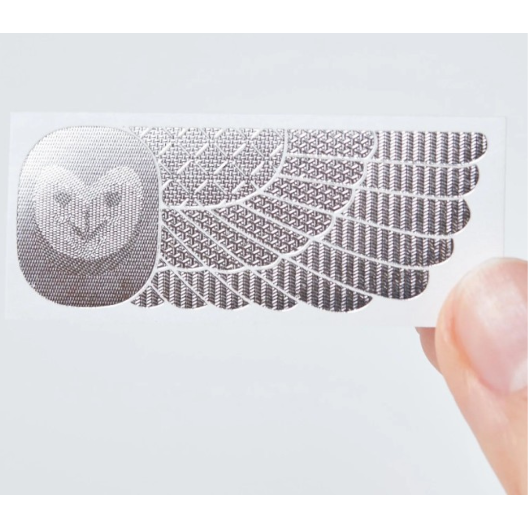 KITTA Special Foil-Type Changing Design Sticker in Hekiga — KITTA decorative sticker — for journaling, planners and scrapbooking, at Cityluxe Singapore