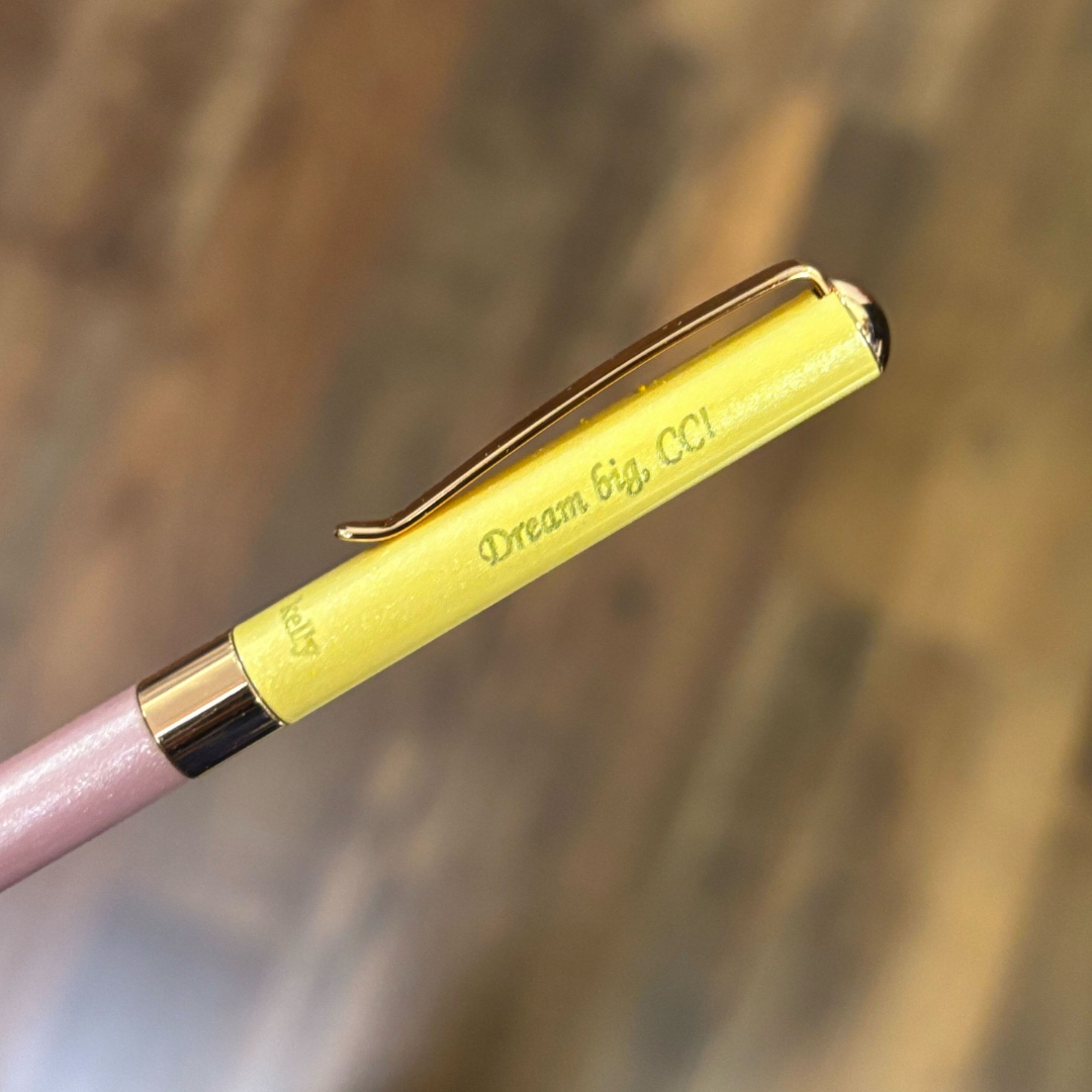 Helen Kelly Candy Pen Strawberry Caramel — Helen Kelly ballpoint pen — reliable smooth-writing everyday pen, at Cityluxe Singapore