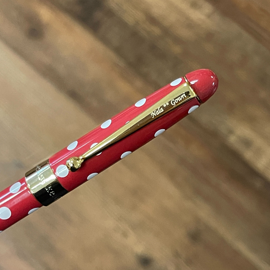 Helen Kelly Dotti Pen Red — Helen Kelly ballpoint pen — reliable smooth-writing everyday pen, at Cityluxe Singapore