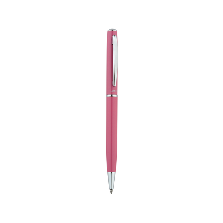 Luxo Studio Ballpoint Pen Pink — Luxo ballpoint pen — reliable smooth-writing everyday pen, at Cityluxe Singapore