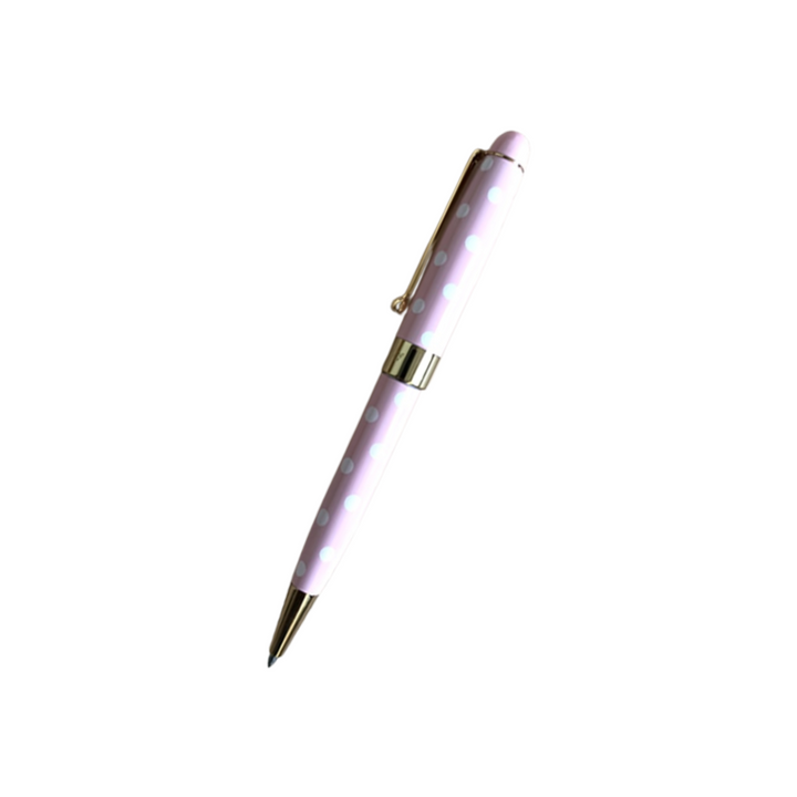 Helen Kelly Dotti Pen Pink — Helen Kelly ballpoint pen — reliable smooth-writing everyday pen, at Cityluxe Singapore