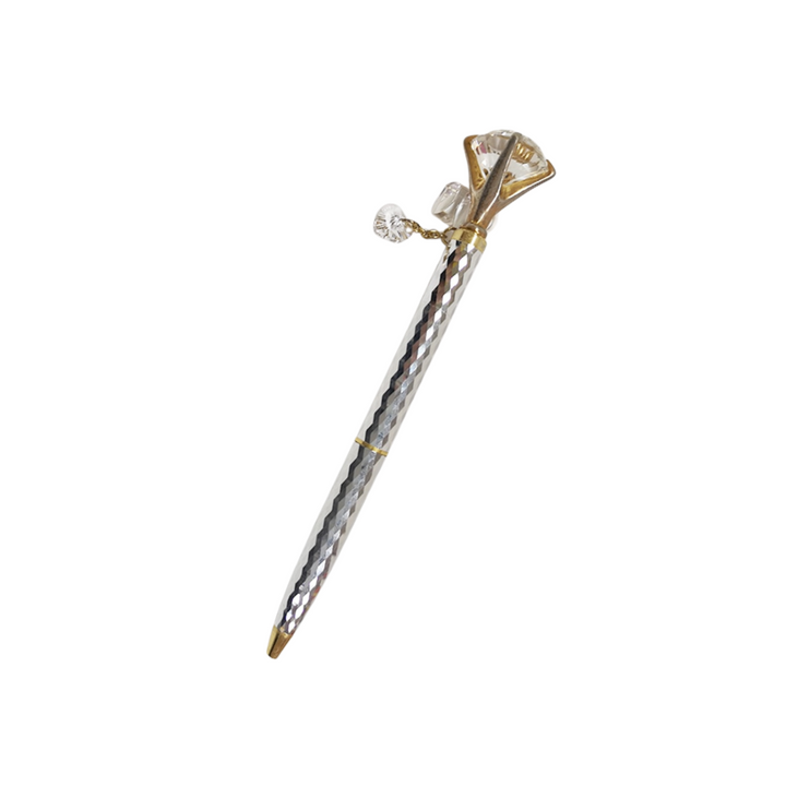 Helen Kelly Diamond Charm Pen Silver