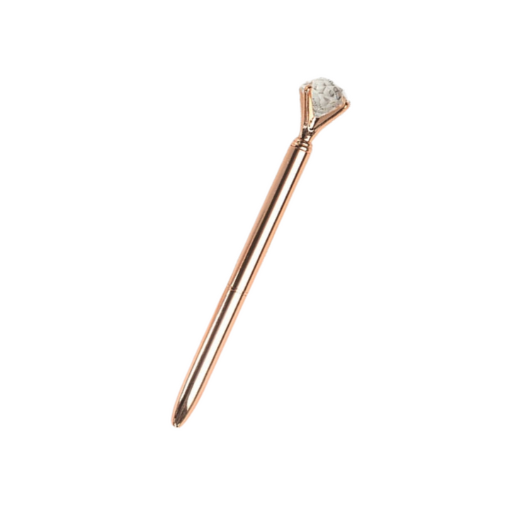 Helen Kelly Diamond Pen Rose Gold — Helen Kelly ballpoint pen — reliable smooth-writing everyday pen, at Cityluxe Singapore