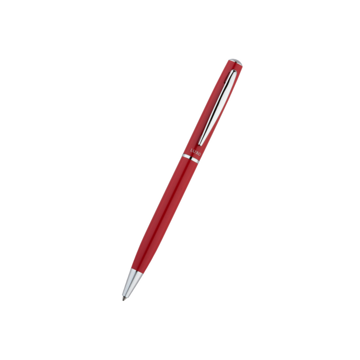 Luxo Studio Ballpoint Pen Red — Luxo ballpoint pen — reliable smooth-writing everyday pen, at Cityluxe Singapore
