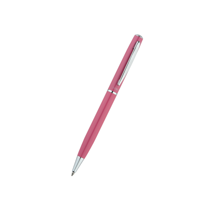 Luxo Studio Ballpoint Pen Pink — Luxo ballpoint pen — reliable smooth-writing everyday pen, at Cityluxe Singapore