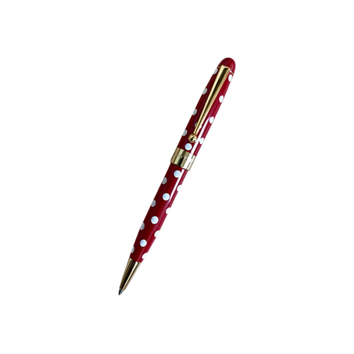 Helen Kelly Dotti Pen Red — Helen Kelly ballpoint pen — reliable smooth-writing everyday pen, at Cityluxe Singapore