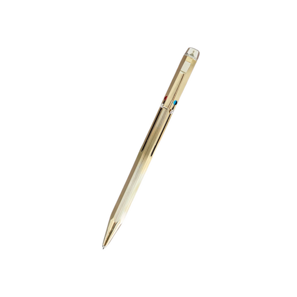 将图片加载到图库查看器，Luxo Metallico Multicolour Pen Shiny Gold
