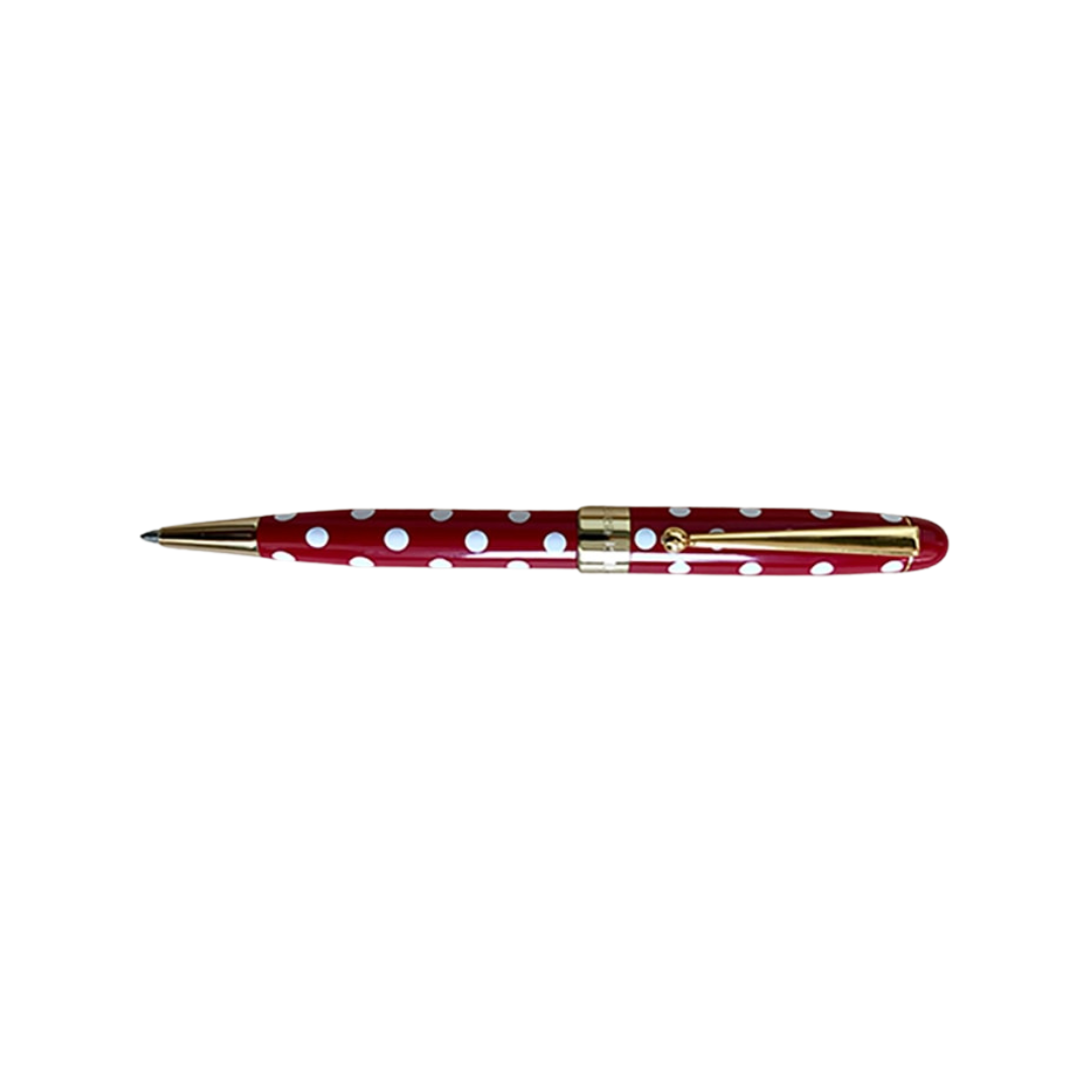 Helen Kelly Dotti Pen Red — Helen Kelly ballpoint pen — reliable smooth-writing everyday pen, at Cityluxe Singapore