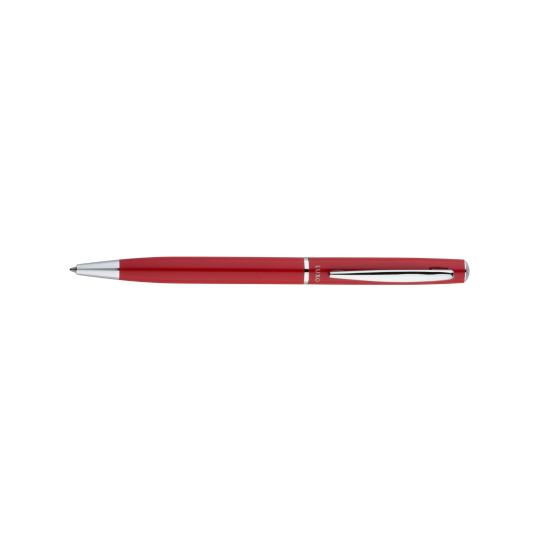 Luxo Studio Ballpoint Pen Red — Luxo ballpoint pen — reliable smooth-writing everyday pen, at Cityluxe Singapore