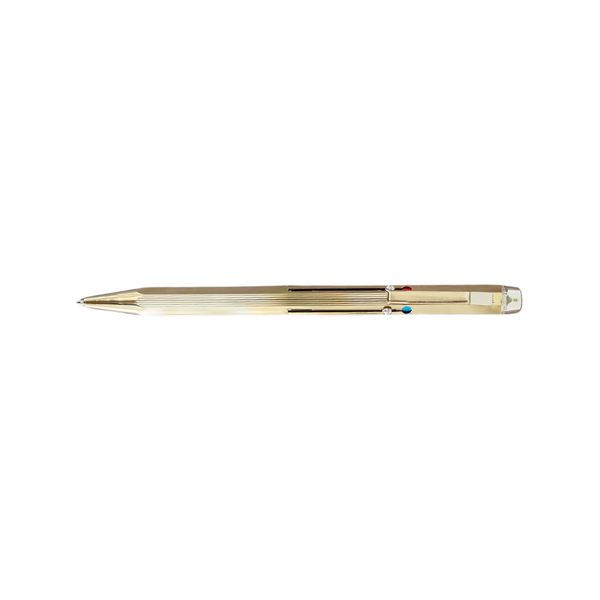 将图片加载到图库查看器，Luxo Metallico Multicolour Pen Shiny Gold
