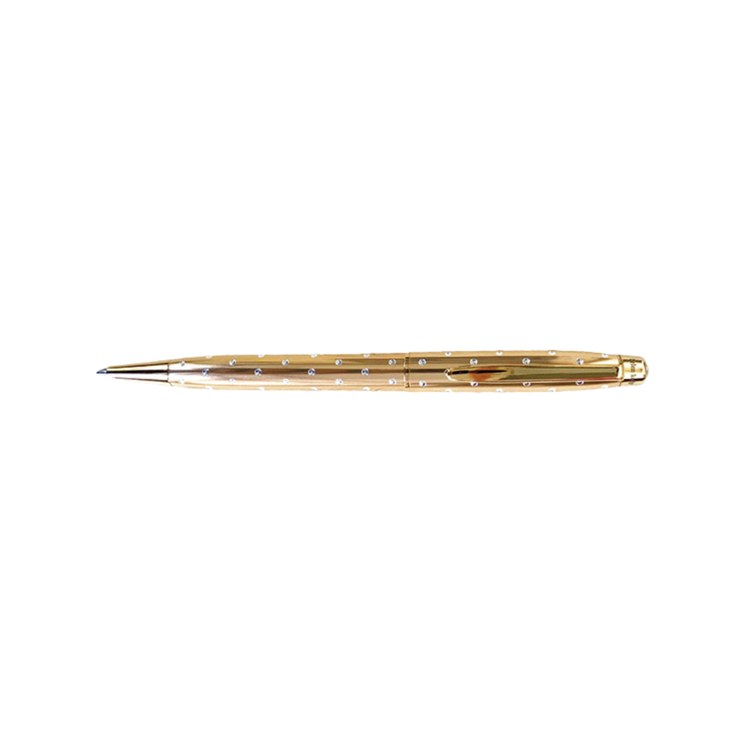 Helen Kelly Starlight Pen Gold — Helen Kelly ballpoint pen — reliable smooth-writing everyday pen, at Cityluxe Singapore