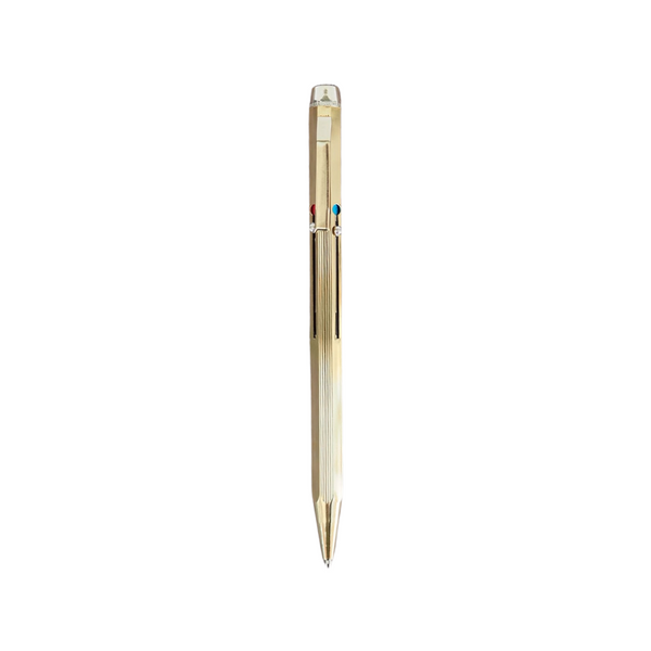 Load image into Gallery viewer, Luxo Metallico Multicolour Pen Shiny Gold
