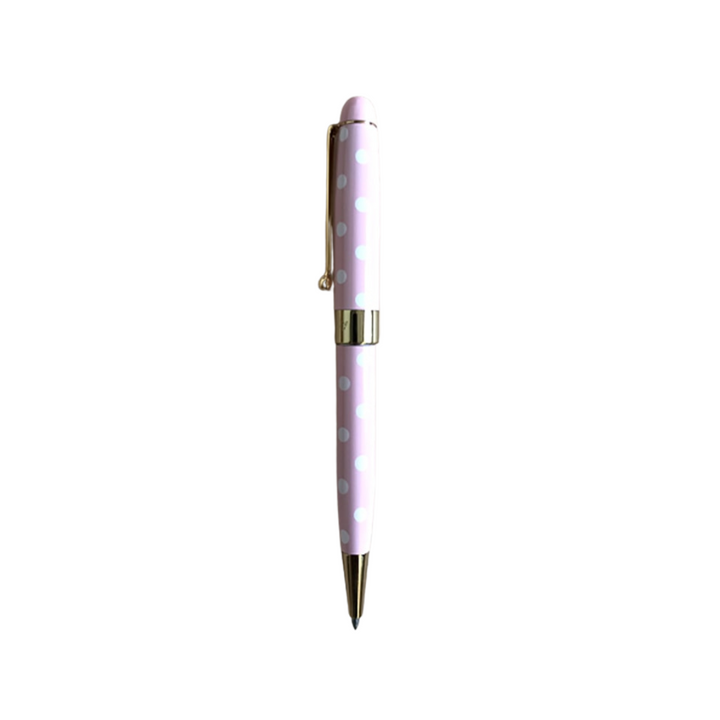 Helen Kelly Dotti Pen Pink — Helen Kelly ballpoint pen — reliable smooth-writing everyday pen, at Cityluxe Singapore