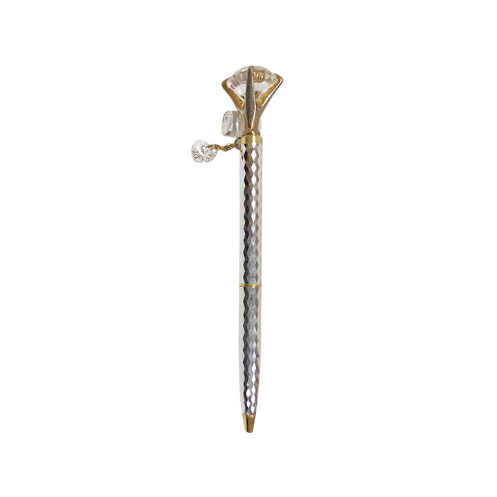 Helen Kelly Diamond Charm Pen Silver