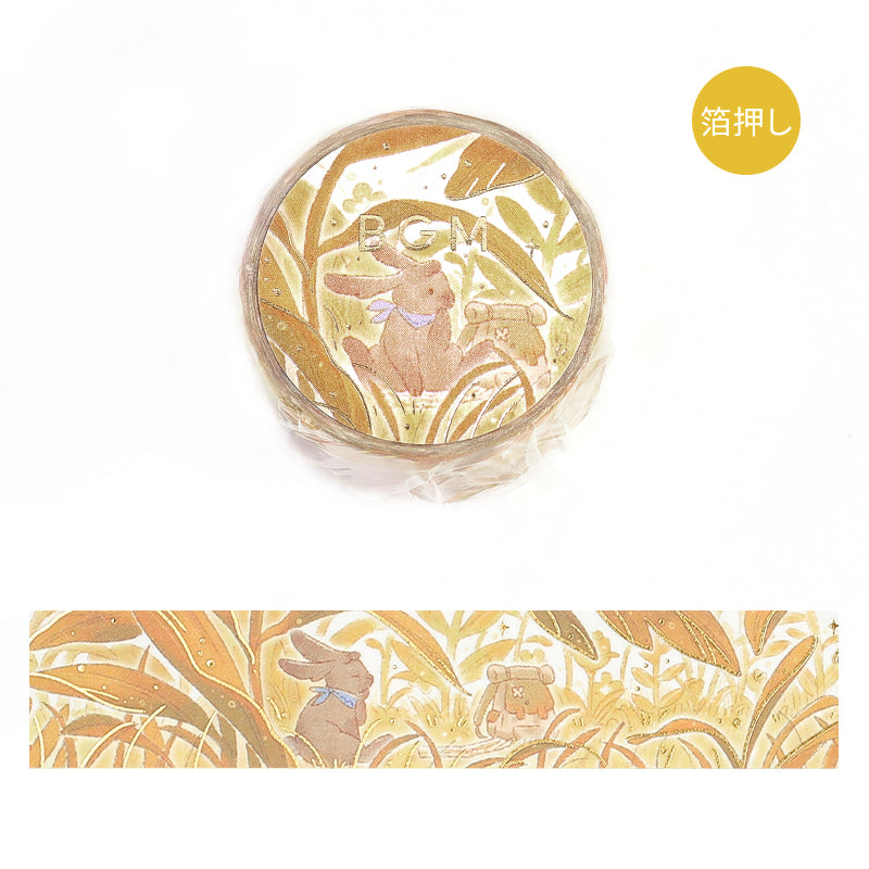 BGM Foil Stamping Masking Tape: Mysterious Journey in Hide and Seek — BGM masking tape — decorative paper tape for journaling and scrapbooking, at Cityluxe Singapore