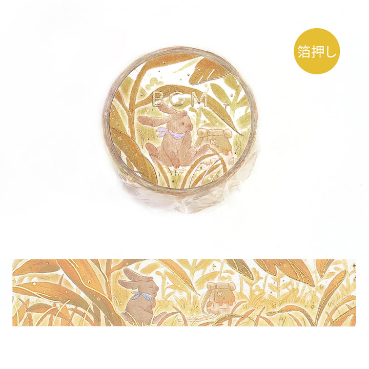 BGM Foil Stamping Masking Tape: Mysterious Journey in Hide and Seek — BGM masking tape — decorative paper tape for journaling and scrapbooking, at Cityluxe Singapore