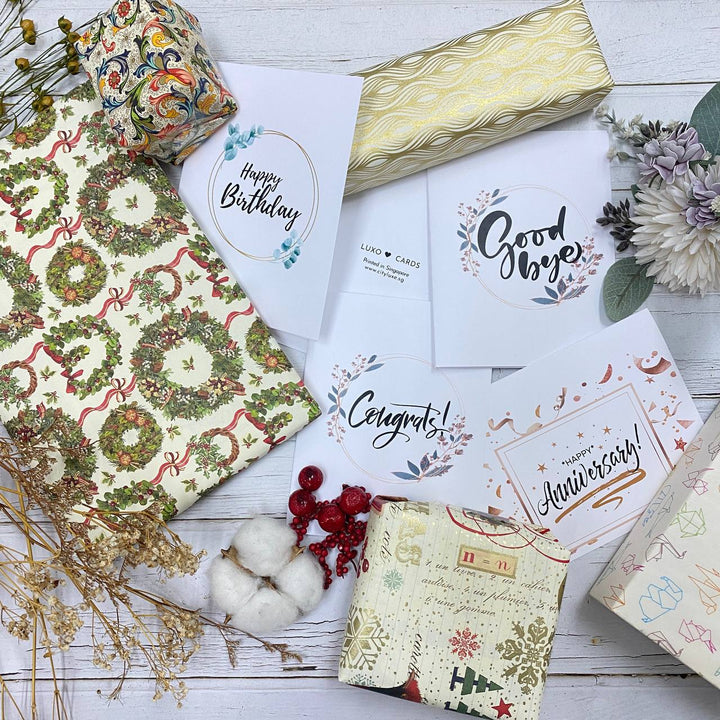 Gift Wrapping with Card