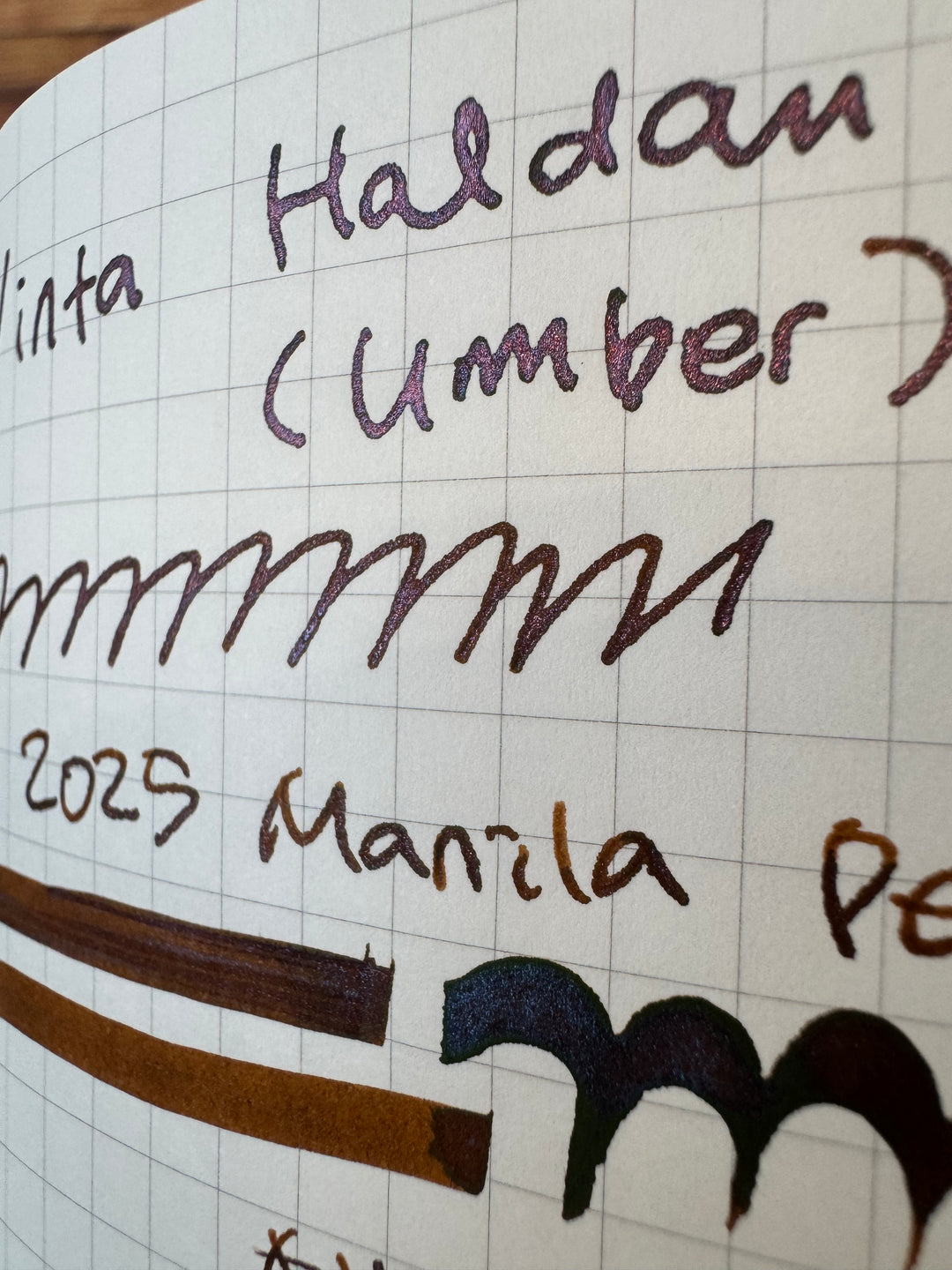 Vinta Inks 30ml Bottled Ink in Umber [Haldan 1986] — Vinta Inks fountain pen ink — premium bottled ink for writing, at Cityluxe Singapore