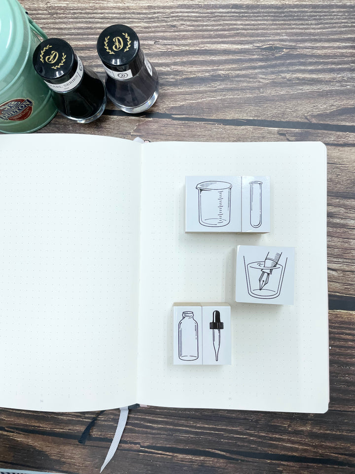 Sanby Ink Biyori Stamp (Chemistry Set)