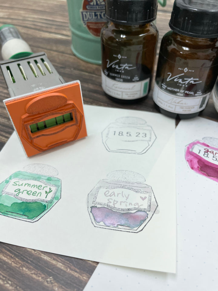 Sanby Ink Biyori Date Stamp - Ink Bottle