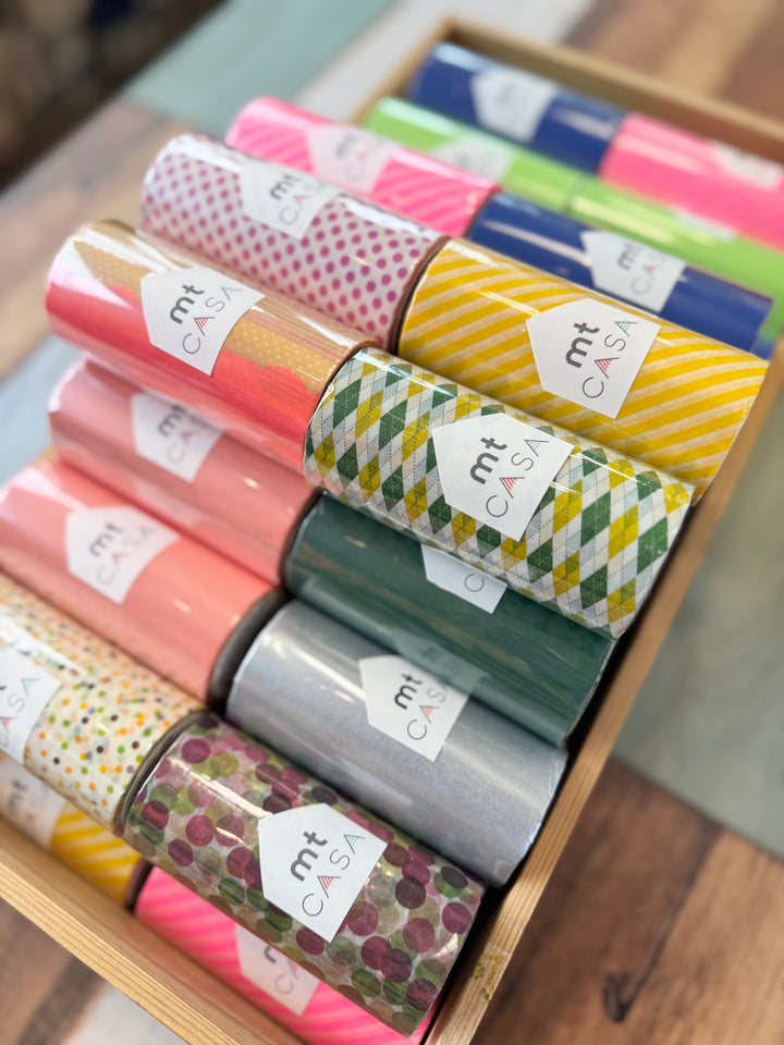 MT Tape CASA Tape 100m*10m - Assorted Color — roll front