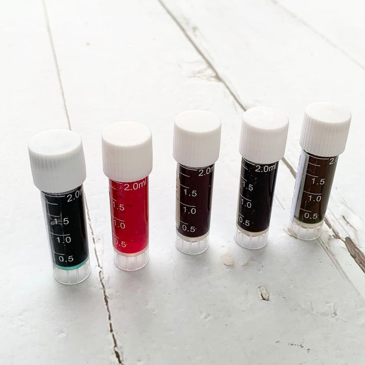 Random Assorted Ink Sample 2ml in Bundle of 5 — Cityluxe fountain pen ink — premium bottled ink for writing, at Cityluxe Singapore