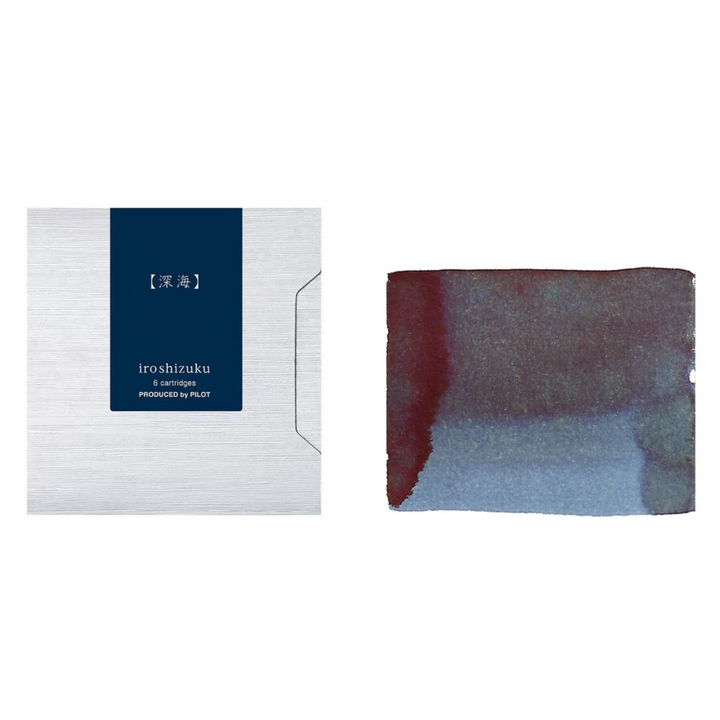 Pilot Iroshizuku Ink Cartridge - Shin-kai — bottle at angle