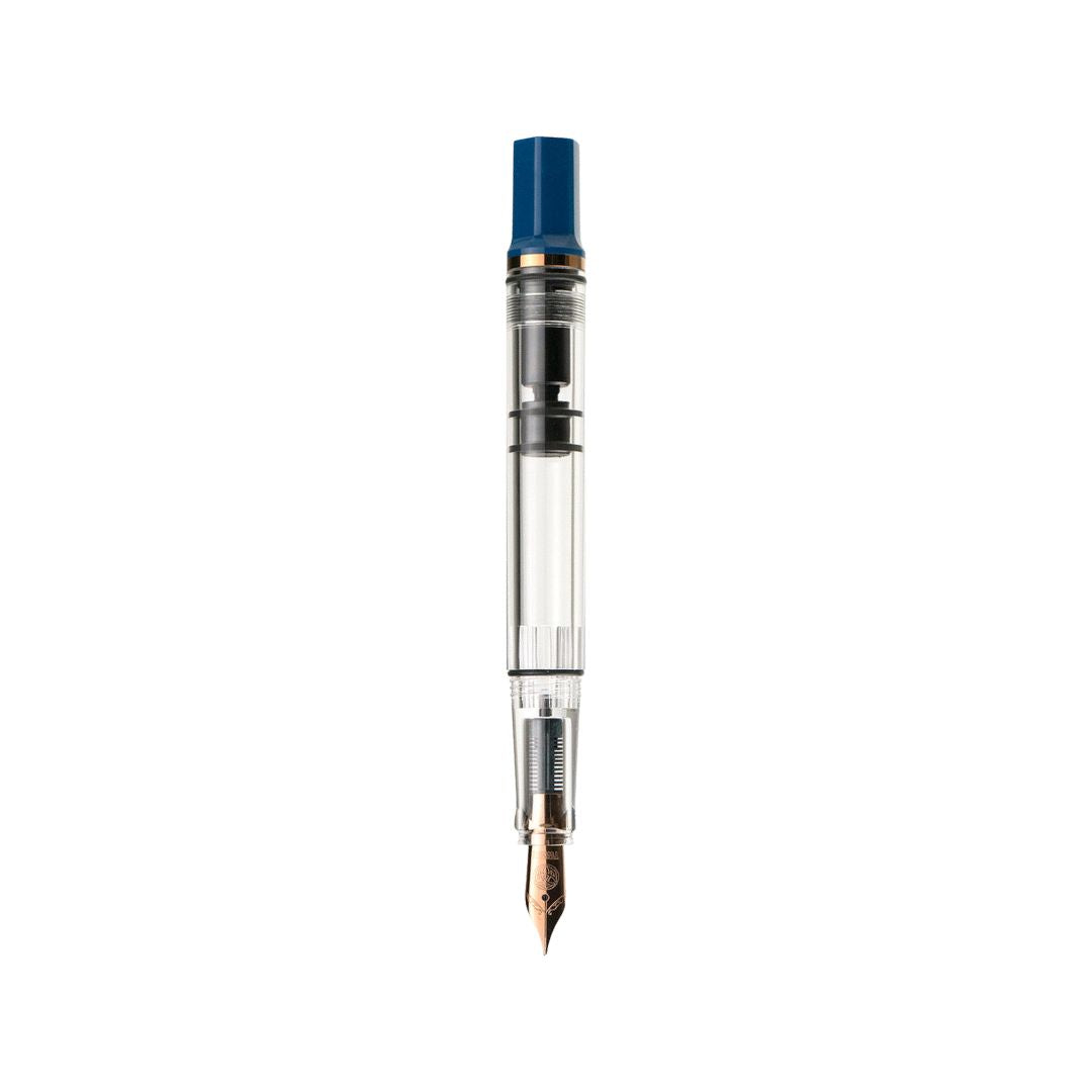 TWSBI ECO Fountain Pen in Indigo Blue with Bronze Trim — TWSBI fountain pen — precision nib writing instrument, at Cityluxe Singapore stationery store