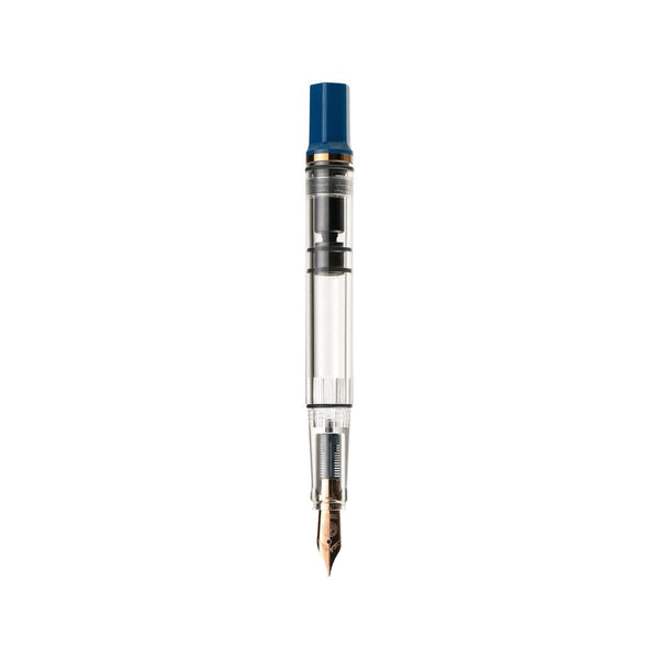 将图片加载到图库查看器，TWSBI ECO Fountain Pen - Indigo Blue with Bronze Trim
