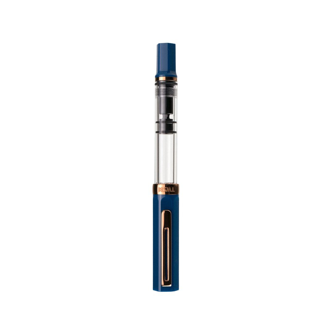TWSBI ECO Fountain Pen in Indigo Blue with Bronze Trim — TWSBI fountain pen — precision nib writing instrument, at Cityluxe Singapore stationery store