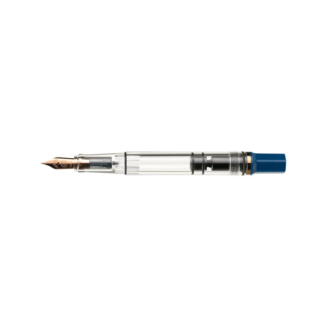 TWSBI ECO Fountain Pen in Indigo Blue with Bronze Trim — TWSBI fountain pen — precision nib writing instrument, at Cityluxe Singapore stationery store