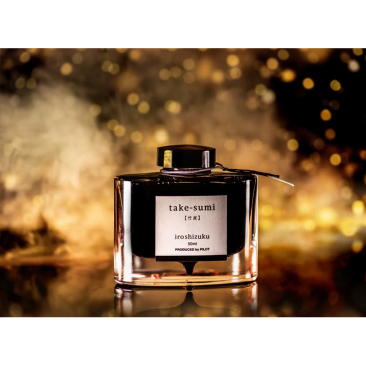 Pilot Iroshizuku 15ml Ink Bottle - Take-sumi (Charcoal Black)