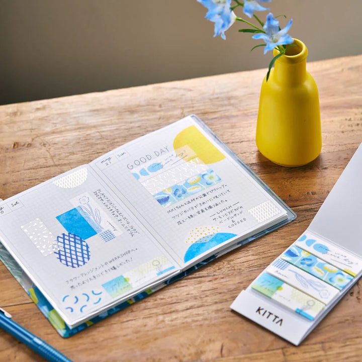 KITTA Masking Tape in Message 2 — KITTA masking tape — decorative paper tape for journaling and scrapbooking, at Cityluxe Singapore