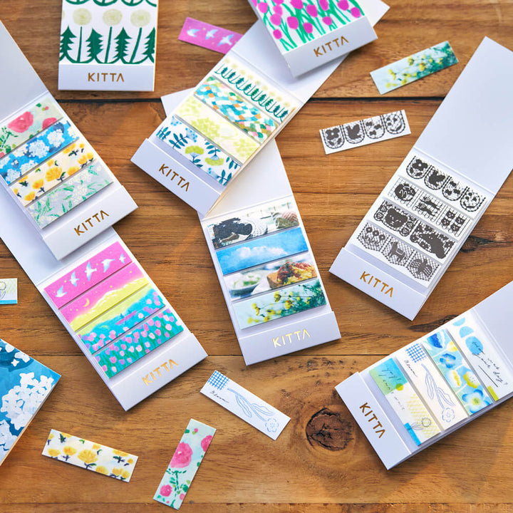 KITTA Masking Tape in Photo 2 — KITTA washi tape — decorative Japanese paper tape for journaling, at Cityluxe Singapore