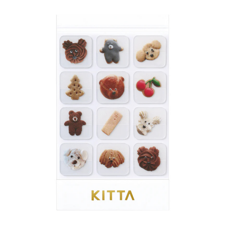 KITTA Clear Sticker in Snack — KITTA decorative sticker — for journaling, planners and scrapbooking, at Cityluxe Singapore