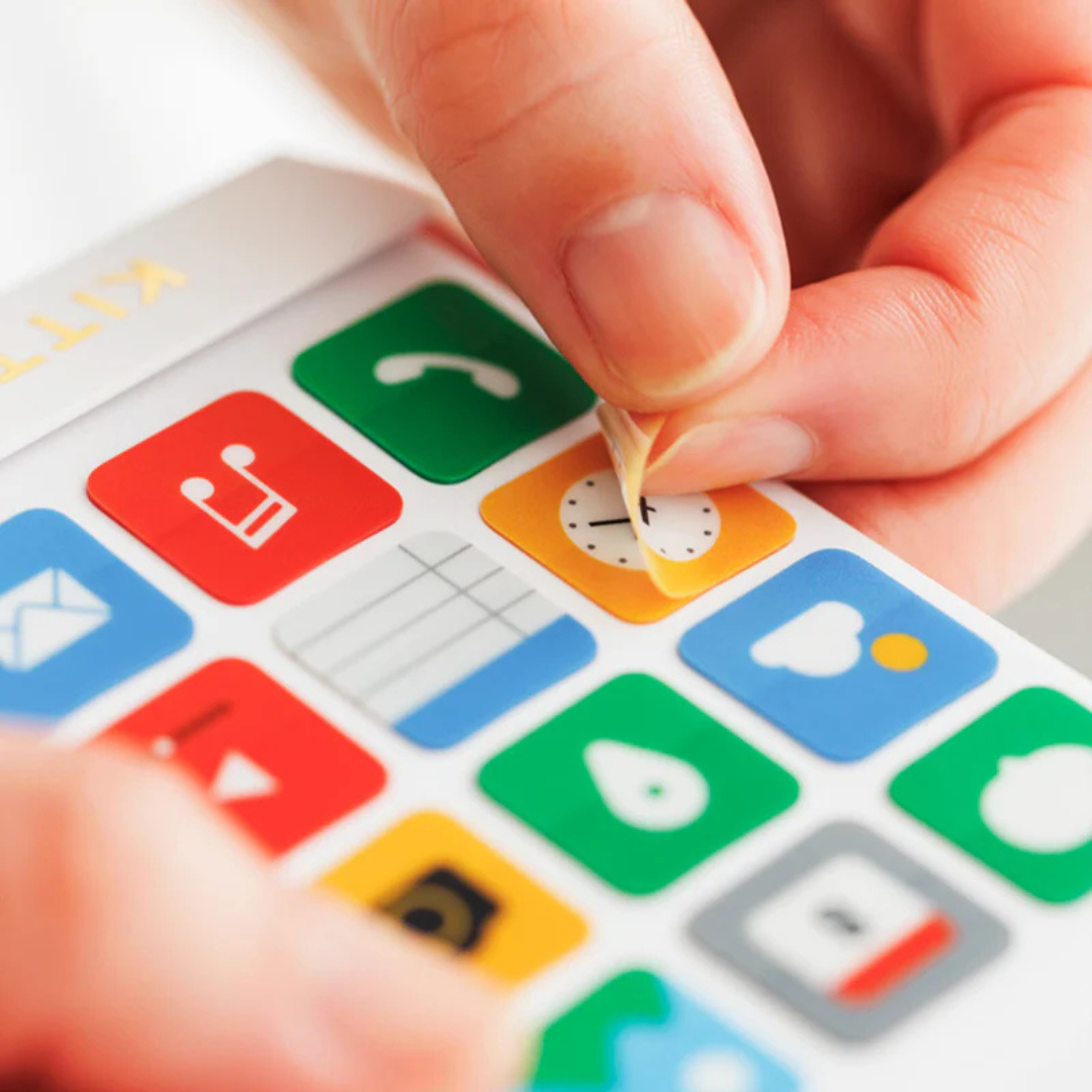 KITTA Clear Sticker - Theme — with packaging