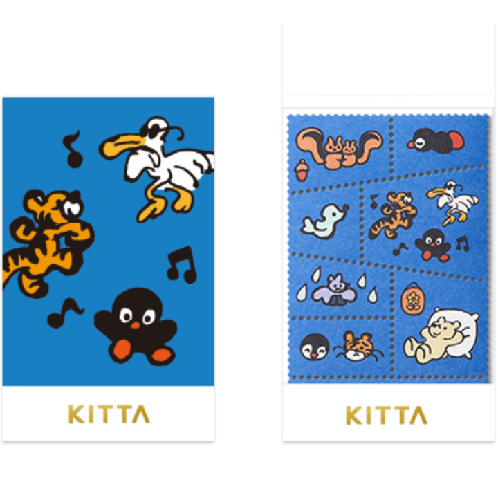 KITTA Special in Sticker sheet Friends — KITTA decorative sticker — for journaling, planners and scrapbooking, at Cityluxe Singapore