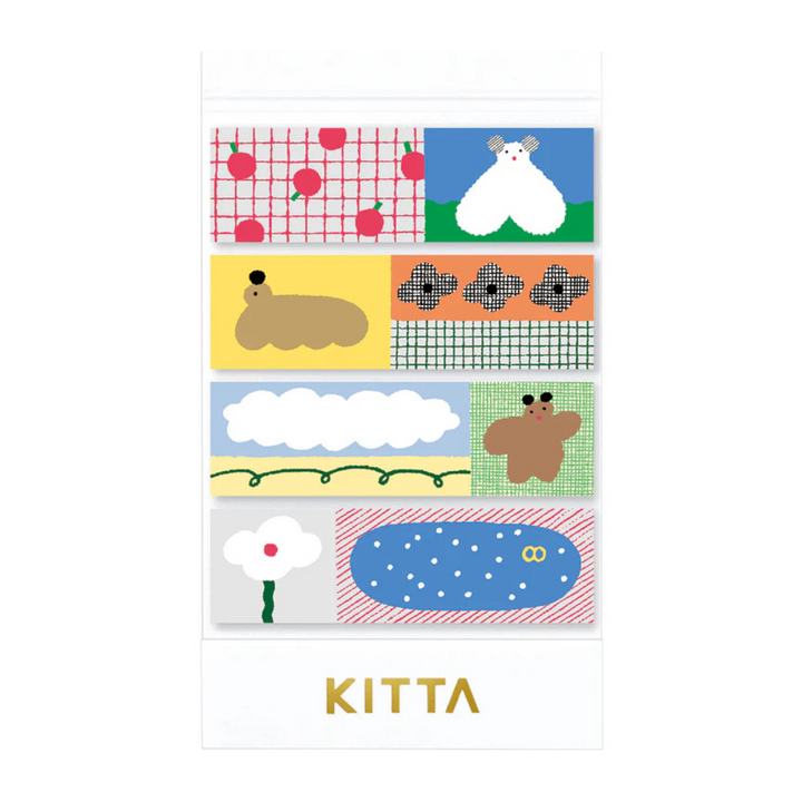 KITTA Washi Tape in Stroll — KITTA washi tape — decorative Japanese paper tape for journaling and craft, at Cityluxe Singapore