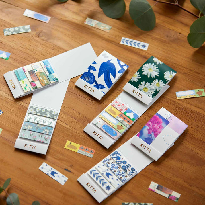 KITTA Washi Tape in Stroll — KITTA washi tape — decorative Japanese paper tape for journaling and craft, at Cityluxe Singapore