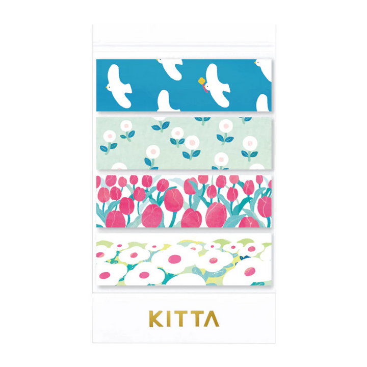 KITTA Washi Tape in Extended (Jabara) Fukei — KITTA washi tape — decorative Japanese paper tape for journaling and craft, at Cityluxe Singapore