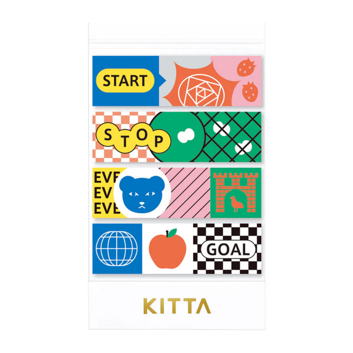 KITTA Washi Tape in Extended (Jabara) Sugoroku — KITTA washi tape — decorative Japanese paper tape for journaling, at Cityluxe Singapore