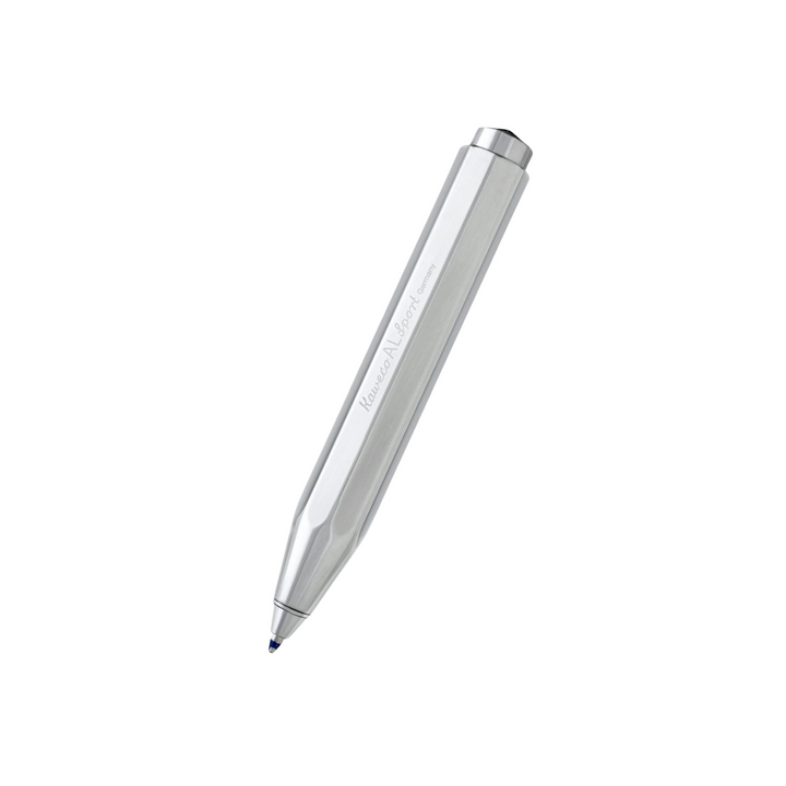 Kaweco AL Sport Ballpoint Pen - Raw Aluminium — capped
