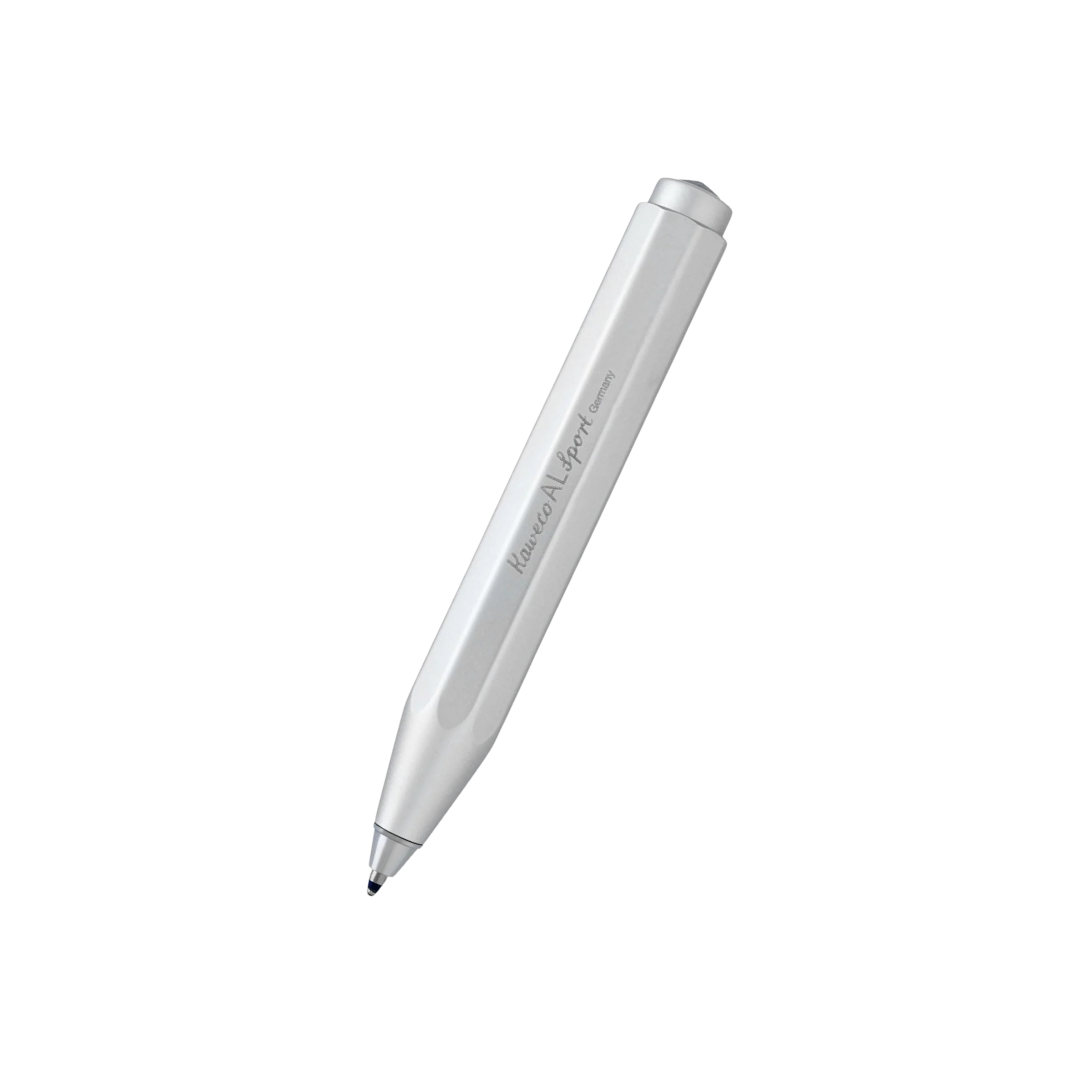Kaweco AL Sport Ballpoint Pen in Silver — Kaweco ballpoint pen — reliable smooth-writing everyday pen, at Cityluxe Singapore