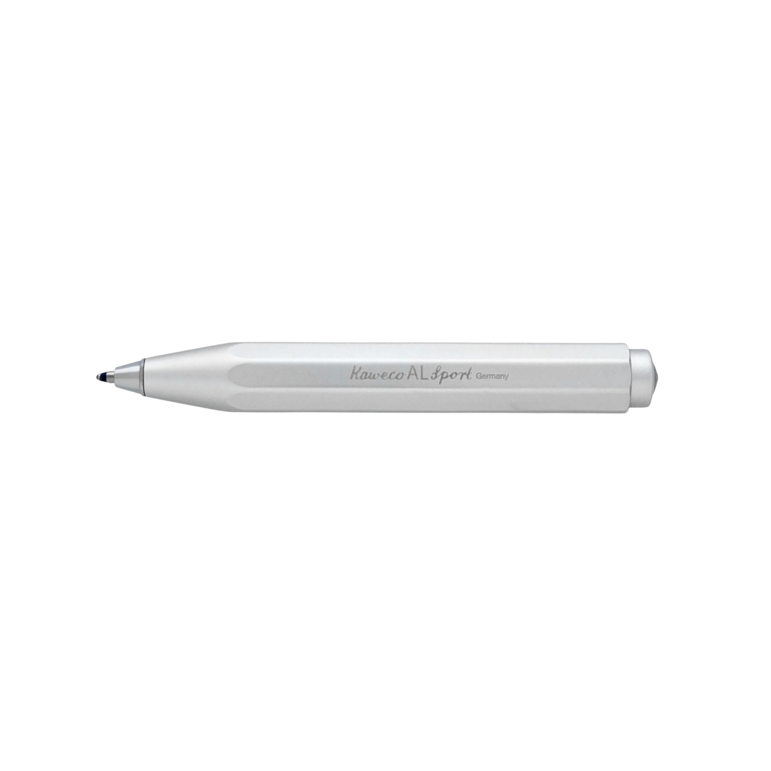 Kaweco AL Sport Ballpoint Pen - Silver — barrel detail
