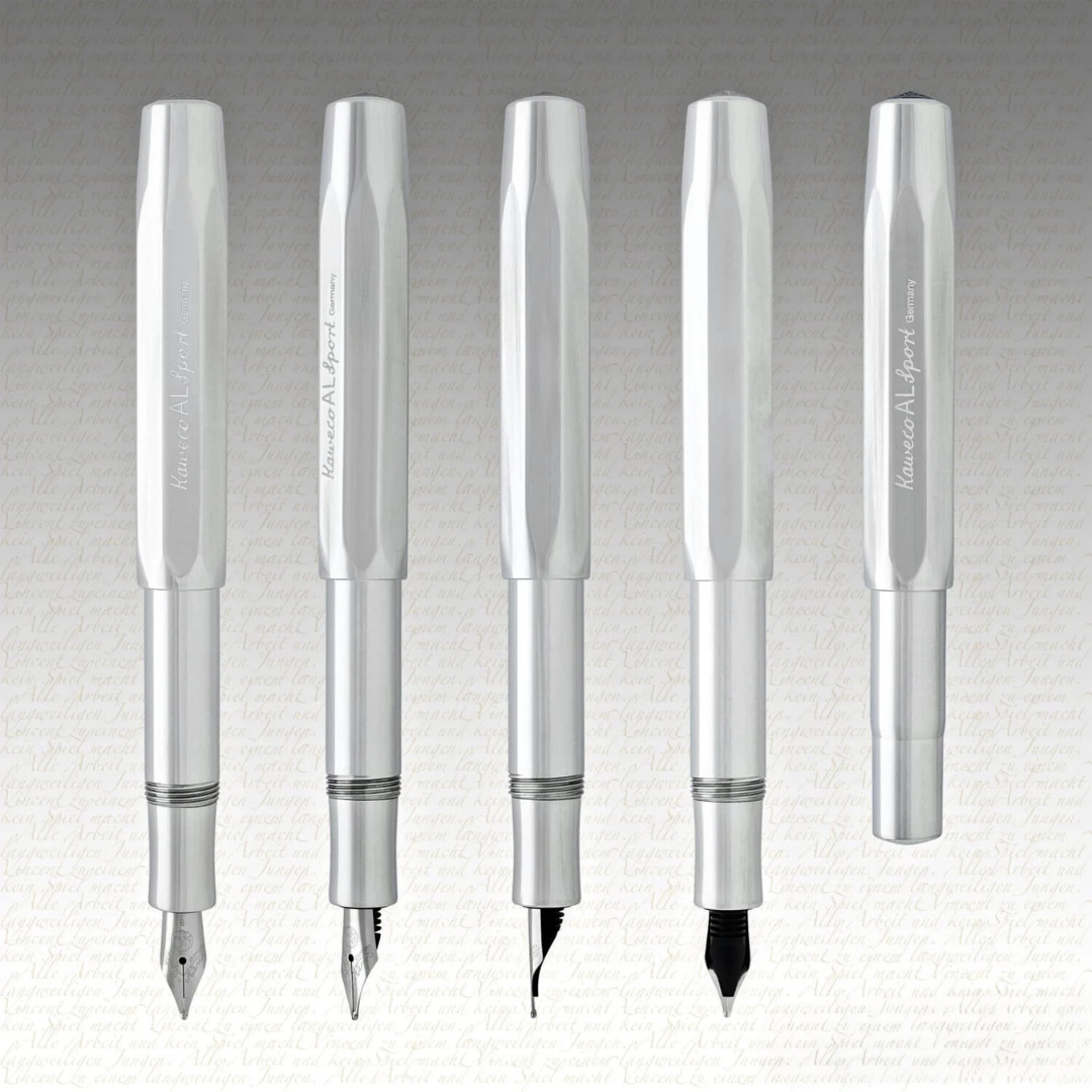 Kaweco AL Sport Fountain Pen - Raw Aluminium