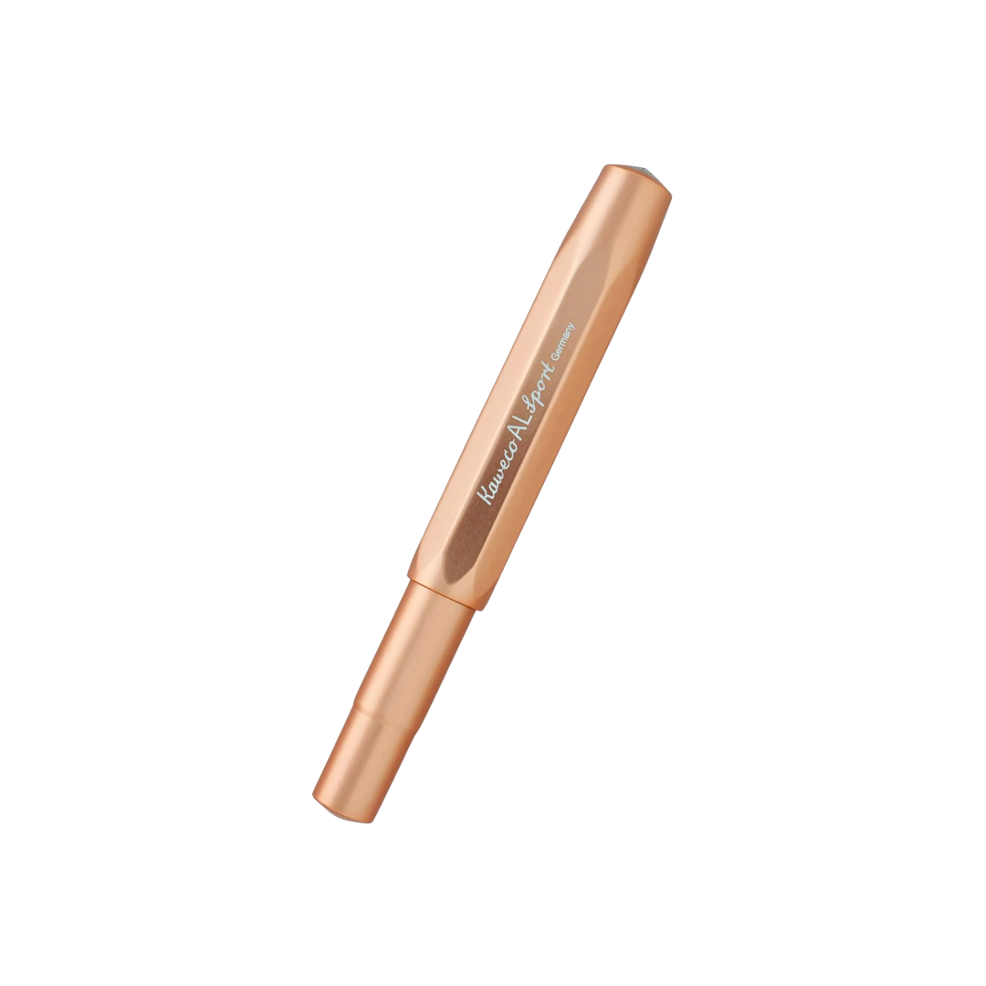 Kaweco AL Sport Rose Gold Fountain Pen | Cityluxe