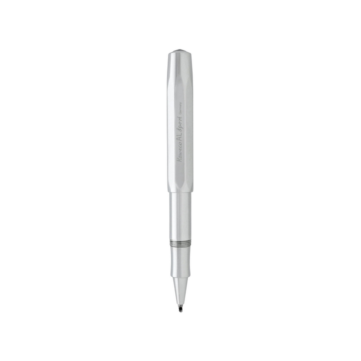 Kaweco AL Sport Gel Rollerball Pen - Silver — with packaging