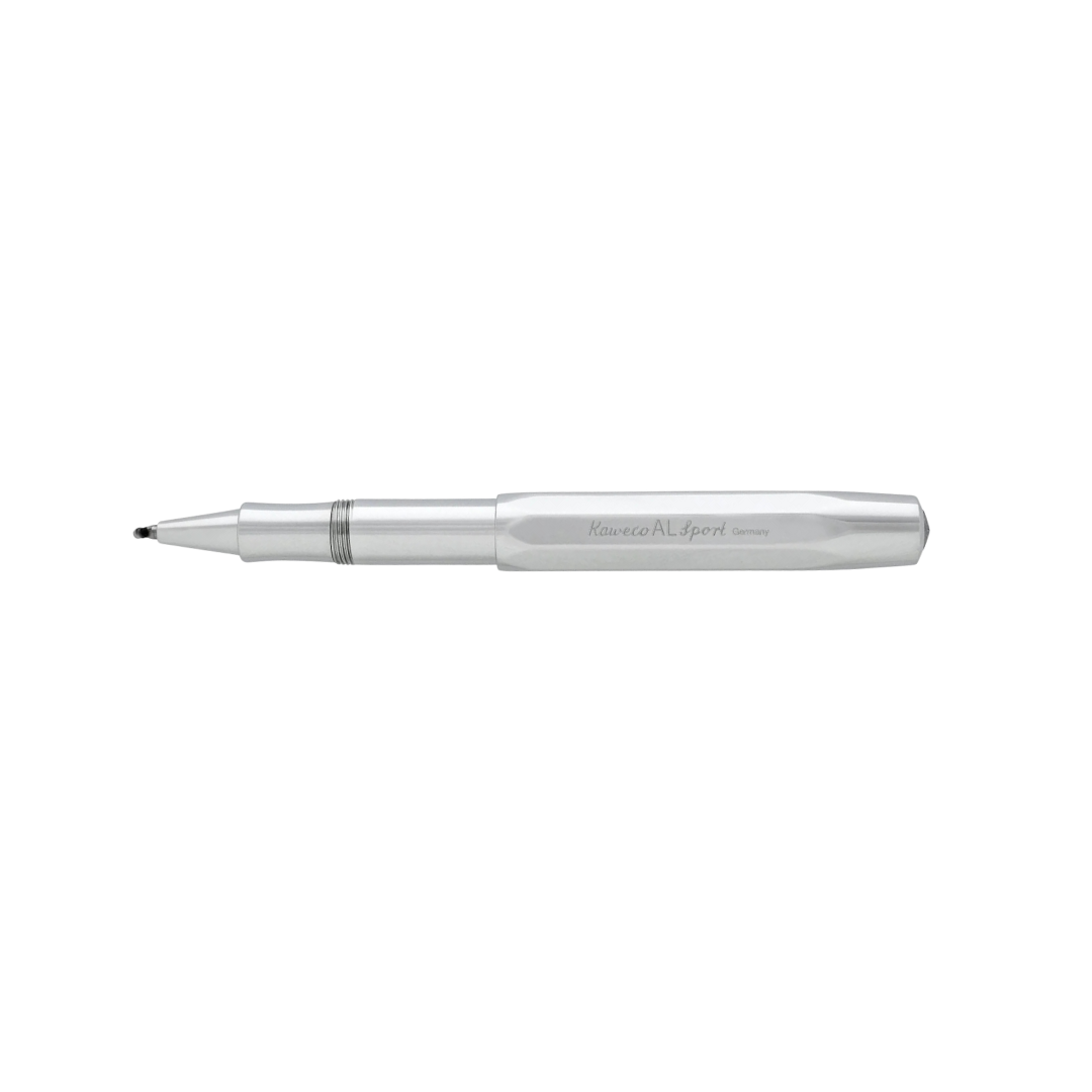 Kaweco AL Sport Gel Rollerball Pen - Silver — in use